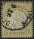 Dt. Reich 28 O, 1872, 18 Kr. Schwärzlichocker, K1 OFFENBACH, Feinst (Zahnfehler Und Etwas Bügig), Fotobefund Sommer, Mi. - Used Stamps