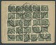 Dt. Reich 321B BRIEF, 1923, 50 Mio.M. Schwärzlicholivgrün, Durchstochen, 28x Als Mehrfachfrankatur Auf Brief Aus TORNESC - Used Stamps