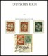 SAMMLUNGEN O, Sauber Gestempelte Sammlung Dt. Reich Von 1872-1918 Im Leuchtturm Falzlosalbum, Brustschilde Bis Auf Nr. 2 - Gebruikt