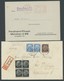 LOTS 1924-42, über 90 Belege, Dabei 7x Block 7 Mit Sonderstempel, Feinst/Pracht, Fundgrube! - Other & Unclassified