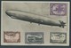 ZULEITUNGSPOST 286 BRIEF, Belgisch Kongo: 1934, Weihnachtsfahrt, Einschreibkarte , Pracht - Airmail & Zeppelin