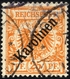 KAROLINEN 5I O, 1899, 25 Pf. Diagonaler Aufdruck, Pracht, Fotoattest Bothe, Mi. 3400.- - Islas Carolinas