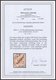 KAROLINEN 5I O, 1899, 25 Pf. Diagonaler Aufdruck, Stempel YAP, Kleine Vorderseitige Schürfung Sonst Pracht, Fotoattest S - Islas Carolinas