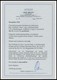 SAARGEBIET A1 VB **, 1920, 2 Pf. Dunkelblaugrau (schraffierter Hintergrund), Aufdruck Irrtümlich Auf Dt. Reich Mi.Nr. 83 - Otros & Sin Clasificación