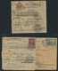 Delcampe - MEMELGEBIET 1920/1, Interessante Sammlung Von 20 Paketkarten Ins Memelgebiet Mit Verschiedenen Inflations-Frankaturen Vo - Klaipeda 1923