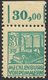 MECKLENBURG-VORPOMMERN 39zb **, 1946, 30 Pf. Dunkelopalgrün, Dünnes Papier, Oberrandstück, Pracht, Fotoattest Kramp, Mi. - Otros & Sin Clasificación