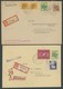 SAMMLUNGEN, LOTS 182-97 BRIEF, 1948/50, SBZ Maschinenaufdruck, 55 Meist Verschiedene Belege, Einige Bessere, überwiegend - Autres & Non Classés