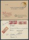 SAMMLUNGEN, LOTS 182-97 BRIEF, 1948/50, SBZ Maschinenaufdruck, 55 Meist Verschiedene Belege, Einige Bessere, überwiegend - Otros & Sin Clasificación