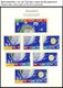 ZUSAMMENDRUCKE **, Postfrische Sammlung Zusammendrucke DDR Von 1959-90 In 3 Borek Falzlosalben Mit Guten Mittleren Ausga - Zusammendrucke