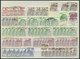 LOTS O, 1974-83, Saubere Dublettenpartie, Komplett, Je 6-10x, Feinst/Pracht, Mi. Ca. 2500.- - Used Stamps