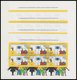 ENGROS Bl. 21 O, 1990, Block Briefmarkenausstellung, 14x Mit Ersttags-Sonderstempeln, Pracht, Mi. 308.- - Variétés Et Curiosités
