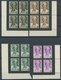 BELGIEN 407-14 VB **, 1935, Tuberkulose In Unteren Eckrandviererblocks, Postfrisch, Pracht, Mi. 88.- - Other & Unclassified