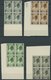 BELGIEN 457-64 VB **, 1937, Tuberkulose In Randviererblocks, Postfrischer Prachtsatz, Mi. 100.- - Sonstige & Ohne Zuordnung