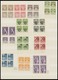 SAMMLUNGEN, LOTS **, 1936-45, Postfrische Partie Verschiedener Viererblocks Mit Vielen Randstücken, Pracht - Andere & Zonder Classificatie