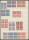 SAMMLUNGEN, LOTS **, 1936-45, Postfrische Partie Verschiedener Viererblocks Mit Vielen Randstücken, Pracht - Otros & Sin Clasificación