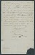 GROSSBRITANNIEN 1848, Handgeschriebener Brief Von E. Graham (einzige Englische Ballonfahrerin) Mit Danksagung Für Unters - Other & Unclassified