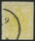 ÖSTERREICH 1Ya O, 1854, 1 Kr. Gelb, Maschinenpapier, Type III, Maschiges Papier, Pracht, Befund Dr. Ferchenbauer - Usados