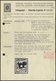 SCHWEIZ BUNDESPOST 7IIDDII O, 1850, 5 Rp. Schwarz/zinnoberrot Auf Blau, Ohne Kreuzeinfassung, Doppelter Rotdruck Des Wap - Sonstige & Ohne Zuordnung