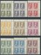 SPANIEN 464-81 VB **, 1930, Goya I In Oberen Rechten Eckrandviererblocks, Postfrischer Prachtsatz - Used Stamps