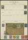 SLG. ÜBERSEE *,o,Brief , 1866-89, Alter Kleiner Sammlungsteil Mittelamerika Von 88 Werten Und 2 Belegen (u.a. Halbierung - Other & Unclassified