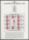 SPORT **,Brief , Olympische Spiele 1992 Im Spezialalbum Der Deutschen Sporthilfe Mit Blocks, Bogen, Markenheftchen, Stre - Otros & Sin Clasificación