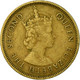 Monnaie, Hong Kong, Elizabeth II, 10 Cents, 1964, TTB, Nickel-brass, KM:28.1 - Hong Kong