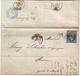 RARE Cachet REBUTS DES NON VALEURS Sur Lettre En Poste Restante NON RETIREE 28 Sept 1863 - 1849-1876: Klassieke Periode