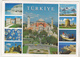 Turkey 2004 Postcard Circulated Letter To Romania - Postage Meter Stamp - Lettres & Documents