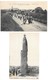 Cpa..environs De Brignogan.(finistère).Plounéour-Trez.vue Générale.la Procession.//le Menhir De Pontusval.1922.. - Autres & Non Classés