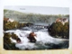 Post Card Carte Switzerland Mountains Montagnes Berges 1912 Rheinfall Fall Waterfall Bridge Pont Brucke - Storia Postale