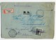 Czechoslovakia Registered Bohumin Court Postage Due 1924 - Covers & Documents