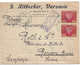 POLOGNE SWITZERLAND, POLAND, WARSZAWA, 18VI1922, Timbres 2 X 50, Lettre Recommandée Pour La Suisse, Renan, REGISTERED - Cartas & Documentos