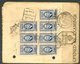 SYRIA 1940 AIR INDIA PUNCH HOLE COVER 45598 DOUBLE CENSOR SC 268 & 279 KASR HEIR - Syria