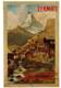 CPM - ZERMATT - AFFICHE CH.de Fer  ... - Zermatt