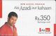 India - Airtel - Man On Red Shirt, GSM Refill 350₹, Used - India