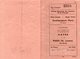 Billet Ticket Simple Trajet Southampton Au Havre Par Bateau Et Via  Paris St Lazare Par Chemin De Fer. SNCF .18.7.1952. - Europe