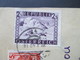Österreich 1948 Landschaften 2 Schilling Wert Nr. 851 MiF Einschreiben / Zensurbeleg In Die CSR Österreichische Zensurst - Covers & Documents