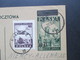 Polen 1949 Polen Ganzsache P 107 Mit Überdruck P 125 Typ V (?) Mit Zusatzfrankatur Von Krakow Nach Wittingen - Covers & Documents