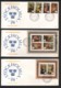 RWANDA / 9 FDC's Du 23.09.1974 / STOCKHOLMIA - INTERNABA - U.P.U. 1974 - 1970-1979