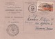 PALERMO  / TERMINI IMERESE - Card _ Cartolina Postale - Commemorativo Lire 20 Isolato _  29.3.1954 - 1946-60: Storia Postale