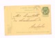 Entier Postal à 5 Centimes.Expédié De Charleroi à Anderlues. "1830-1905" - Briefkaarten 1871-1909
