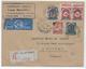 ALGERIE - 1948 - ENVELOPPE RECOMMANDEE Par AVION De BONE PALAIS CONSULAIRE => CIVRAY - ARMOIRIES + IRIS - Lettres & Documents