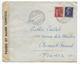 TRIESTE - 1946 - ENVELOPPE Avec CENSURE "ALLIED CONTROL" => FRANCE - Poststempel