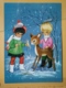 KOV 8-178 - NEW YEAR, Bonne Annee, Children, Enfant, - Fawn, Faon - Nouvel An