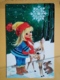 KOV 8-179 - NEW YEAR, Bonne Annee, Children, Enfant, - Fawn, Faon - Nouvel An