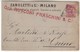 VINO ZANOLETTI&C MILANO ORA RUSCONI FRASCHINI CAPSULE PER BOTTIGLIE - BIGLIETTO COMMERCIALE 1899 - Visiting Cards