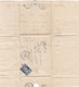 FRANCE - ENVELOPE CIRCULATED TO AROMANCHE IN 1853. OBLITED FROM LUG-S-MER AND RYES -LILHU - 1853-1860 Napoléon III