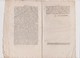 Rare Journal Ancien 1795 1796  Aux Gens De Bonne Foi Sur Assignat Mandat Territorial 11 Pages Signé Marchand Imprimerie - Documents Historiques