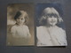 Kinder , 2 Old Cards - Portretten