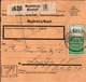 ! 1935 Paketkarte Deutsches Reich, Magdeburg Neustadt , Bogenrandstück - Briefe U. Dokumente